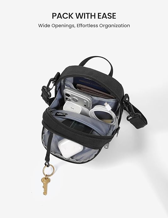 SKYSPER Small Anti Theft Crossbody Sling Bag RFID Cross Body Bag Travel Shoulder Daypack