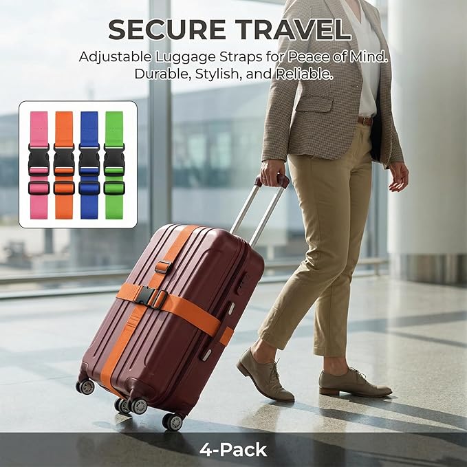 Suitcase Belts (4, 4color)