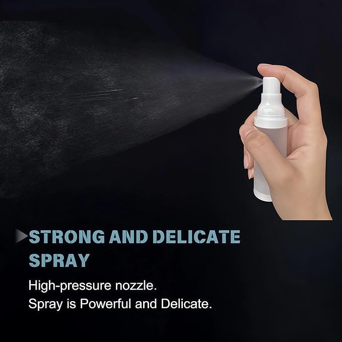 360° Angle Work - Small Spray Bottle | 1oz/30ml - Mini Spray Bottle - TSA Approved Travel Bottles | Portable Refillable Leak Proof | For Perfume Toner Hair spray Facial Moisturizing | 1oz/30ml-Pack 4