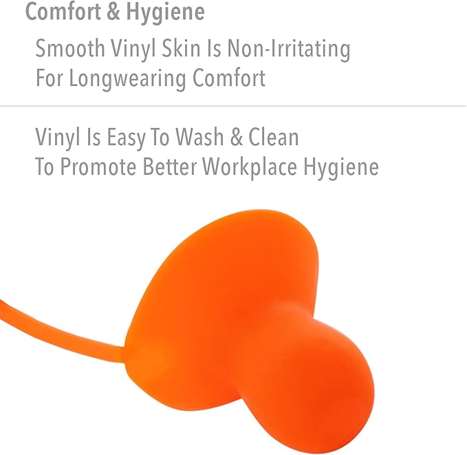 Howard LEIGHT Honeywell Home Howard Leight by Quiet Corded Reusable Earplugs, 100 Pairs (QD30), Orange