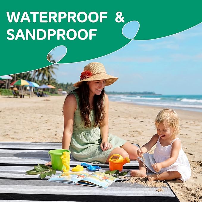 Waterproof Beach Blanket Picnic Outdoor Camping Mat Smokeless Men Christmas Birthday Best Gift Ideas Step Dad Daughter Son Law Unique Who Have Everything Good Cool Useful Boyfriend Tech Bonus Great