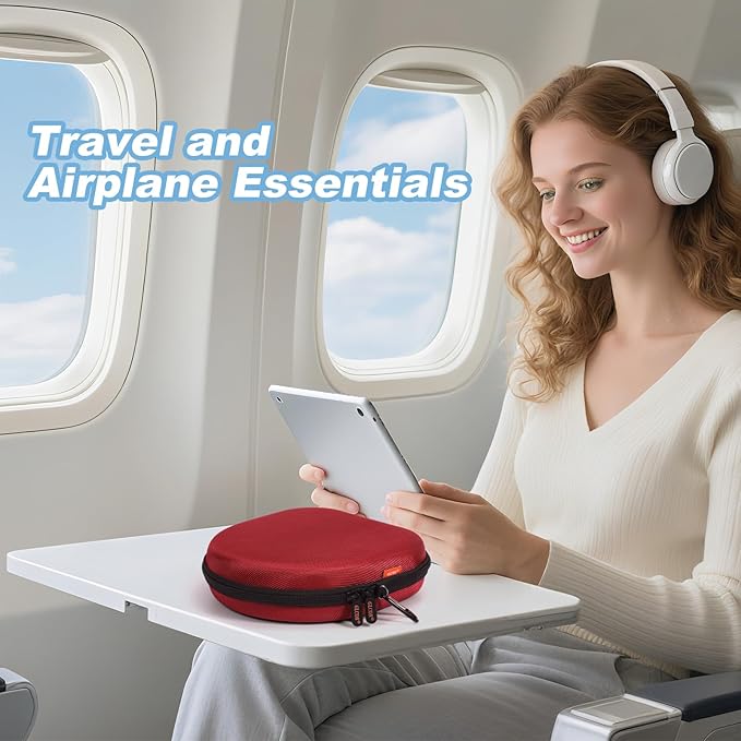 Hard Shell Headphone Case - Durable Zipper Travel Case Portable Carrying Pouch Bag Compatible with Sony WH-CH520/WH-CH720N, JBL Tune 510BT/720BT/520BT/770NC, Soundcore Q20 Q20i Q30, Jlab Headphones