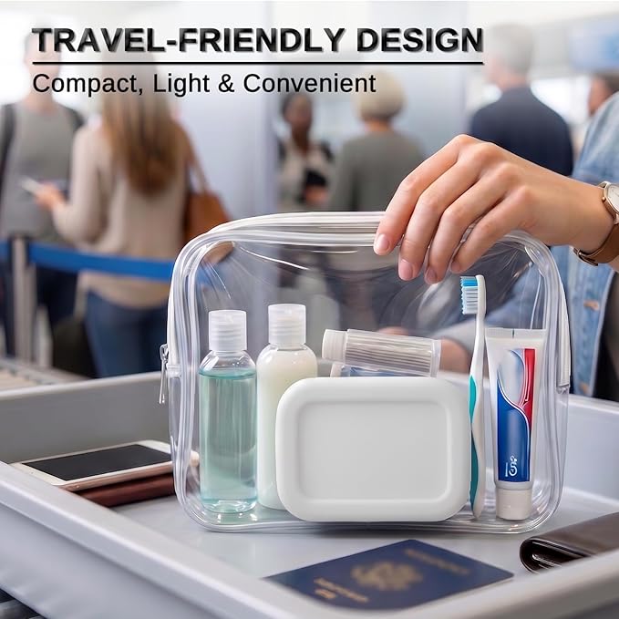HighHerz Leak Proof Silicone Travel Soap Case with Draining Tray - Bar Soap Holder for Travel, Gym & Camping - Mess-Free Portable Soap Container for Carry-on Bags (White)