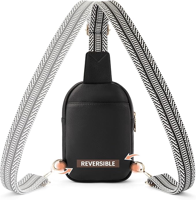 BOSTANTEN Sling Bag Crossbody Bags for Women Trendy Crossbody Purse Leather Chest Bag