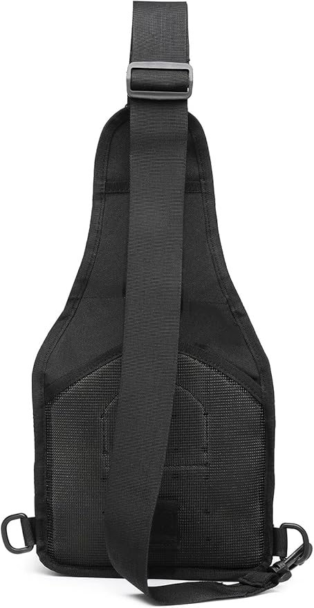 Small Tactical Sling Bag for Men with Holster Military EDC Shoulder Bag CCW Crossbody Bag 7 Liters