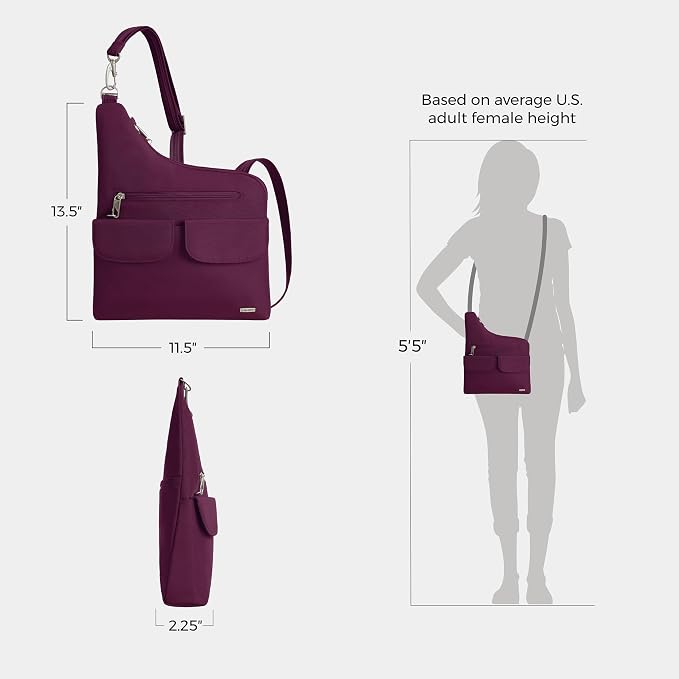 Travelon Anti-Theft Classic Crossbody Bag
