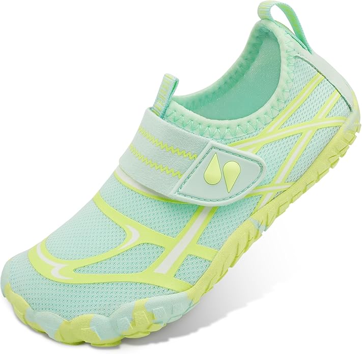 Stelle Kids Water Shoes Wide Toe Box Barefoot Quick Dry Non-Slip Aqua Shoes for Boys Girls Toddler Beach Swim Pool