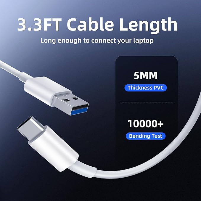 Intpw USB C Hub 10Gbps, 4 Port USB Splitter with 2 USB C/USB A 3.2 Data Ports, [Not Support Video and Chrging], Aluminum USB 3.2 Hub with 3.3Ft Cable for Laptop, PC, Mac, Flash Drive, Camera