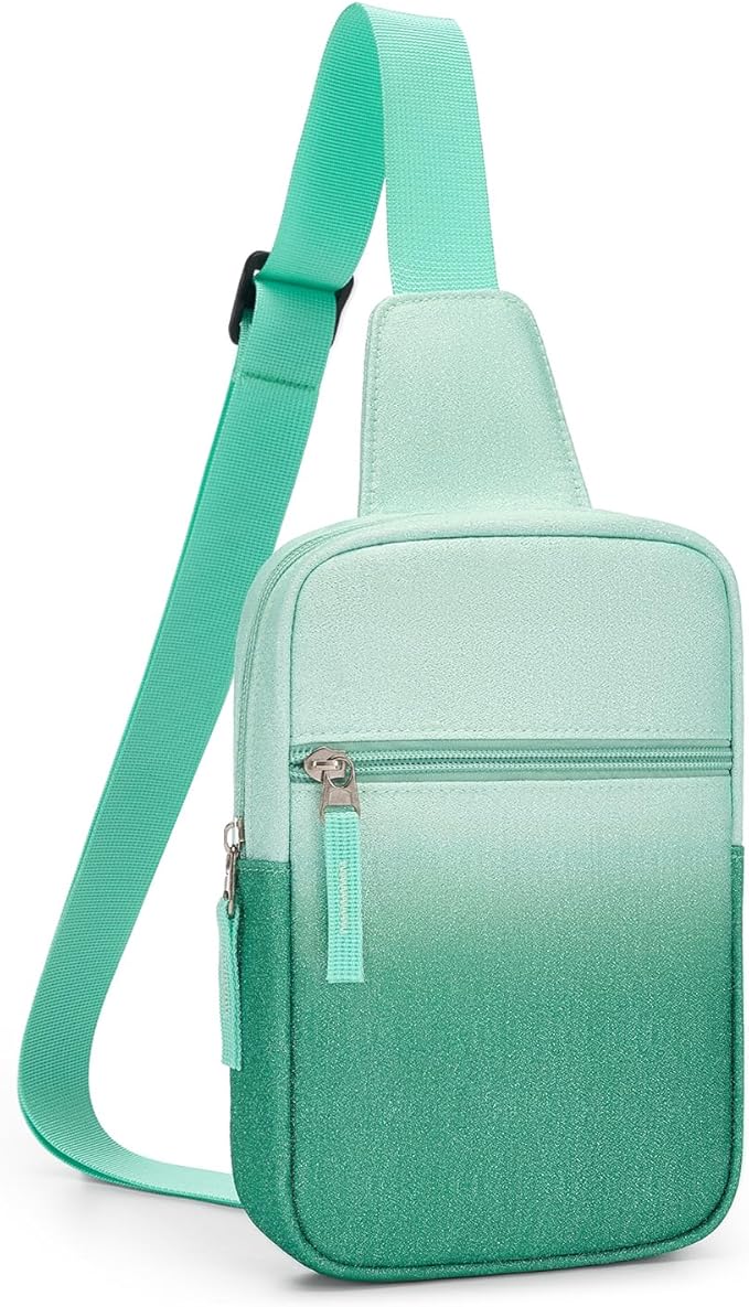 Birthday Gifts for 8 9 10 11 12 Year Old Teens Girls Kids, Fanny Pack Crossbody Bag Sling Belt Bags Purse, Dorm Travel Essentials for Girls Fashion, Preppy Tween Teen Girl Gift Trendy Stuff