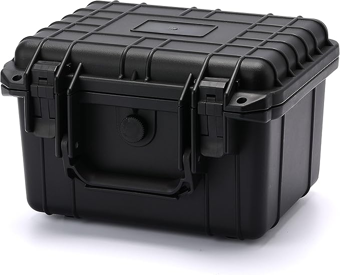 Mayouko Portable Tool Box with Shock- Proof Sponge, Water Proof Grade IP67, Waterproof Hard Case with Foam Insert, Handheld Gimbal Explosion-Proof Box, Waterproof Hard Case, 10.6 x 9.7 x 6.9 inch