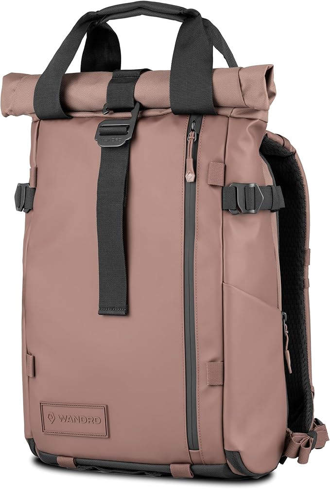WANDRD PRVKE Rolltop 15L V4 Photography Bundle – Compact Travel Camera Backpack with Essential Camera Cube and Laptop Sleeve