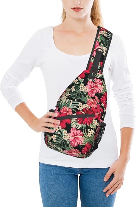 Sling Backpack Unisex Crossbody Chest Bag Shoulder Chest Bag For Women Men Hiking Travel