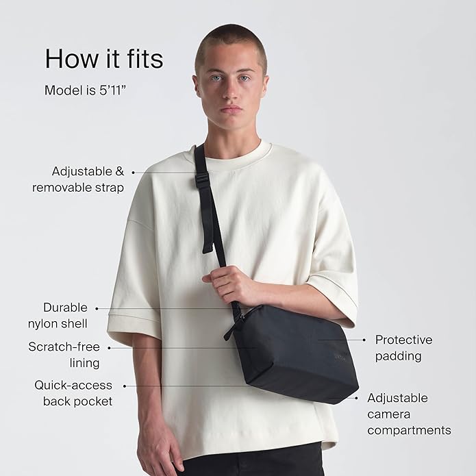 Urth Dolomite 5L Crossbody Camera Sling Bag - Weatherproof + Recycled