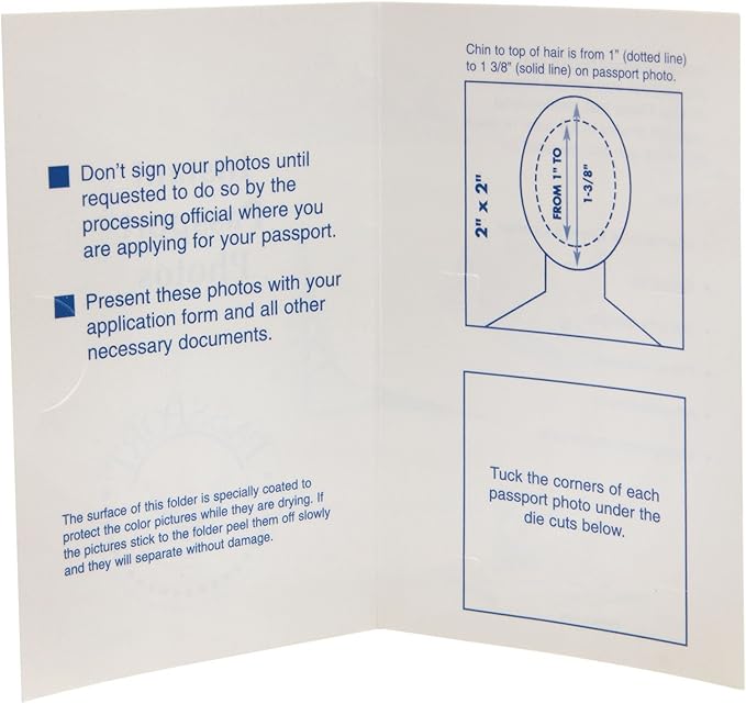 Neil Enterprises Passport Folders in Off-White - Pack of 100