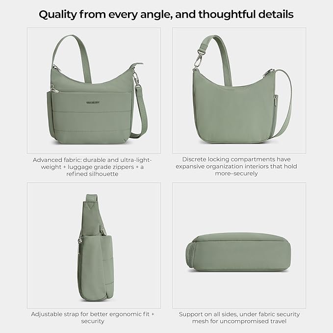Travelon Anti-theft Roam Medium Crossbody