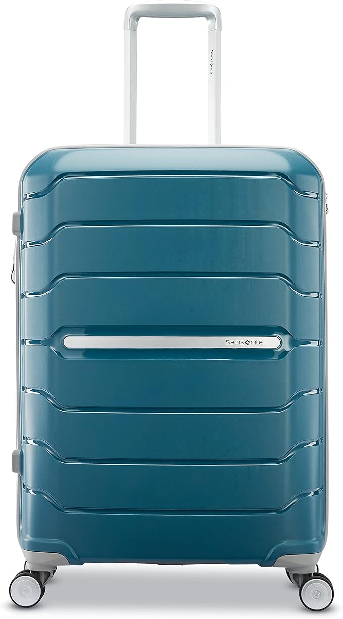 Samsonite Freeform Hardside 24-Inch Spinner (Dark Teal, Checked-Medium 24-Inch)