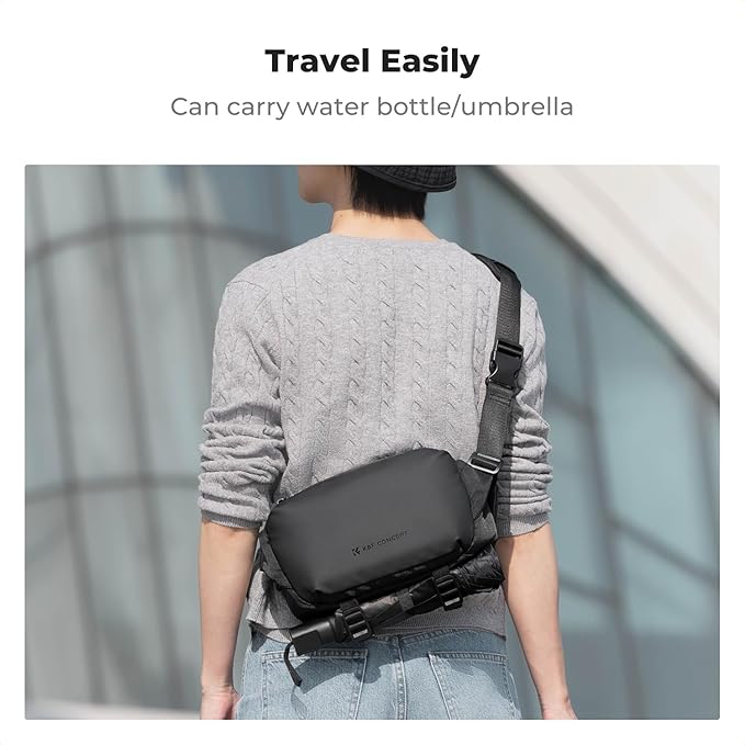 K&F CONCEPT Camera Sling Bag Crossbody Bag Waterproof Camera Shoulder Backpack DSLR/SLR/Mirrorless Camera Case