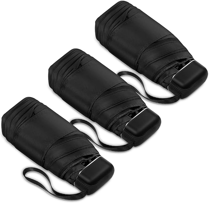 Mini Umbrella - Compact, Waterproof Travel Umbrella for Light Rain, Suitable for Women's Purse and Pocket