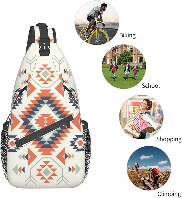 Sling Backpack Unisex Crossbody Chest Bag Shoulder Chest Bag For Women Men Hiking Travel