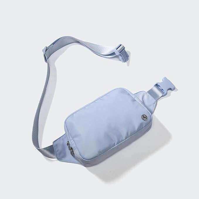 Pander Belt Bag Large 2L, Nylon Fanny Pack Purse for Women and Men with Adjustable Strap
