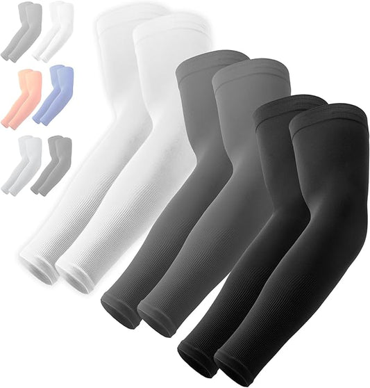 OutdoorEssentials UV Sun Sleeves for Men & Women, Cooling Arm Sleeves UPF 50+ | Golf, Tattoo Cover Up, Sun Protection