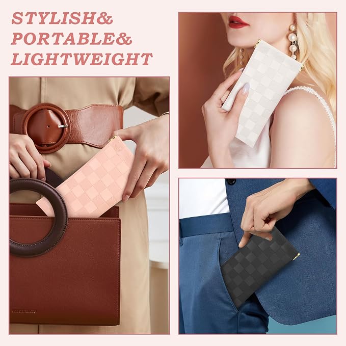 eyeglasses bag Soft Glasses bag, Portable Squeeze Top Sunglasses Case Travel for Women Girls