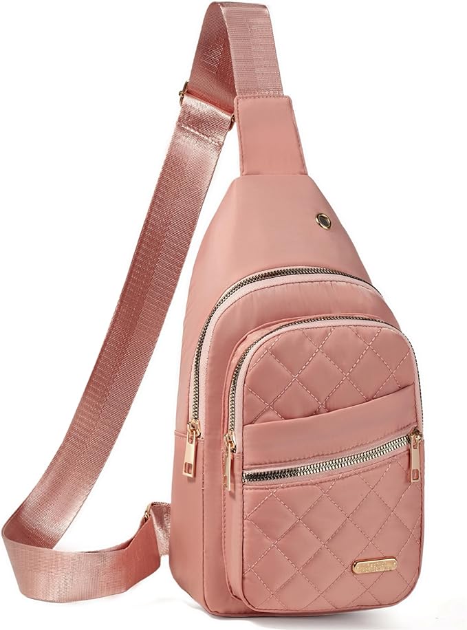 Banelu Small Sling Bag Crossbody Sling Backpack for Women Trendy, Small Crossbody Purse Cross Body Bag for Hiking Traveling