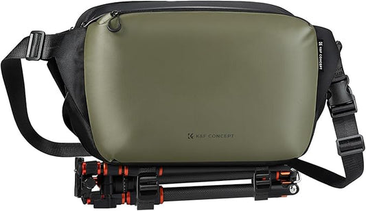 K&F CONCEPT Camera Sling Bag Crossbody Bag Waterproof Camera Shoulder Backpack DSLR/SLR/Mirrorless Camera Case