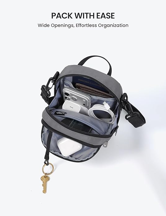 SKYSPER Small Anti Theft Crossbody Sling Bag RFID Cross Body Bag Travel Shoulder Daypack