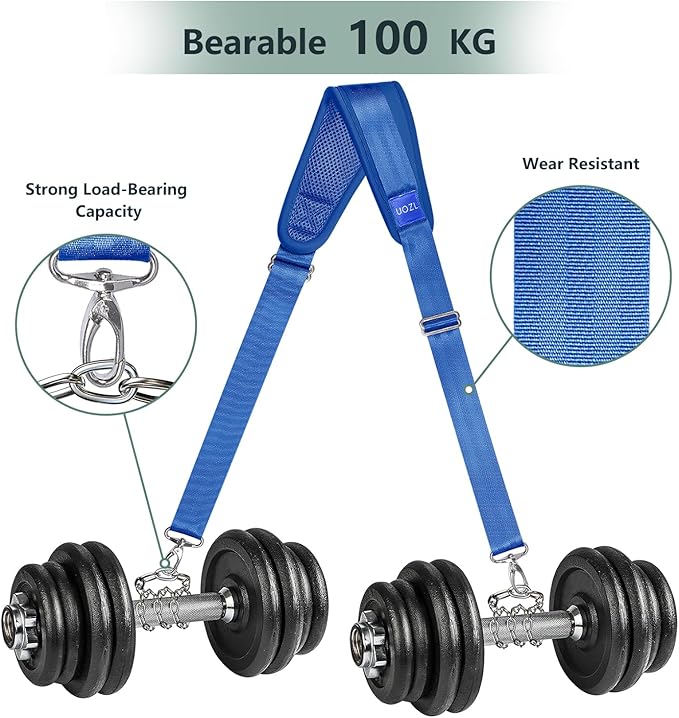 67 Inch Shoulder Straps, Soft with Ultra-Thick Fixed Shoulder Pad, Two Way Independently Adjustable Buckle Replacement Straps for Laptop Bag Messenger Bag Tool Bag Luggage,Blue