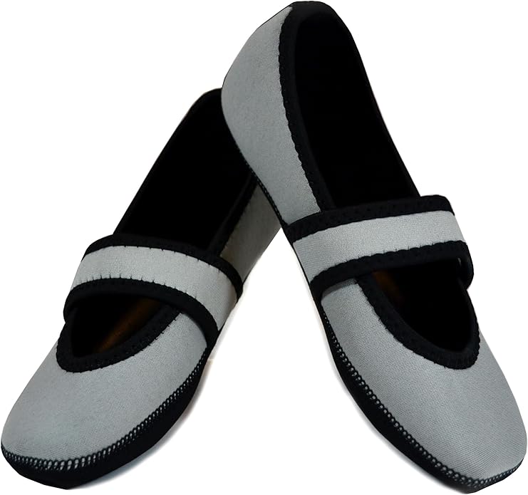 Nufoot Betsy Lou Women's Slippers, Foldable, Flexible Flats, Slipper Socks, Travel Slippers, Exercise Shoe, Dance Shoe, Yoga Socks, House Shoes, Indoor Shoes