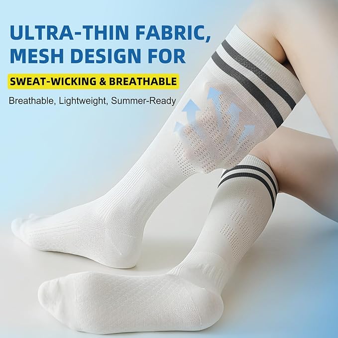 4 Pairs Compression Socks for Women Circulation-Best Support for Nurses,Running,Athletic,Travel
