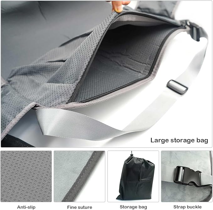 Toddler Airplane Bed, Portable Airplane Seat Extender Travel Bed for Kids, Soft Baby Plane Travel Essentials for Flying, Toddlers Long Flight Must Haves Footrest (Include Inflatable Pillow)