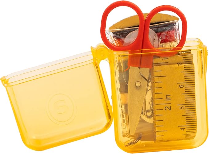 SINGER 01927 Travel Sewing Kit in Case, Assorted Colors, Multicolor