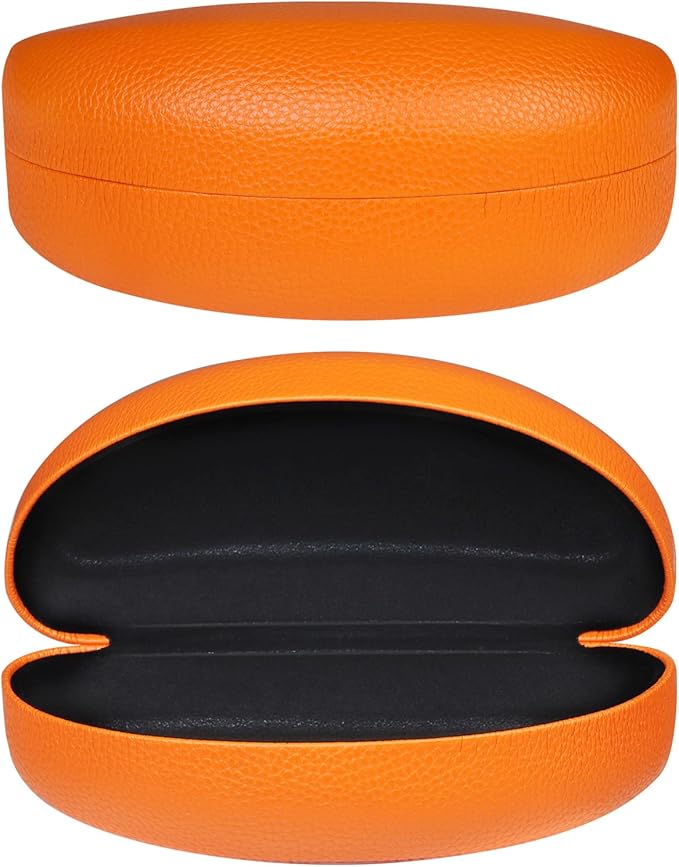 molshine Hard Shell Sunglasses Case,Classic Large Glasses Case for Sunglass,Eyeglasses with Cleaning Cloth,Pouch
