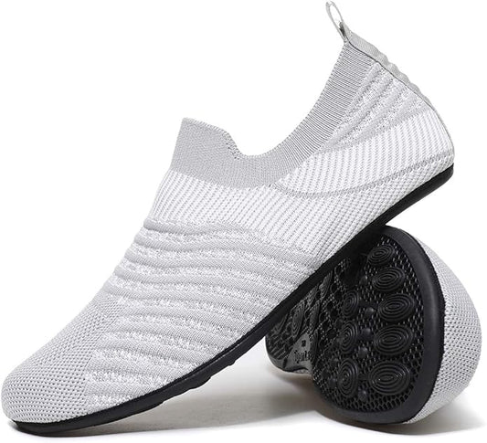 ditont Non-Slip Indoor House Slippers Lightweight Comfortable Grip House Home Shoes for Men Women