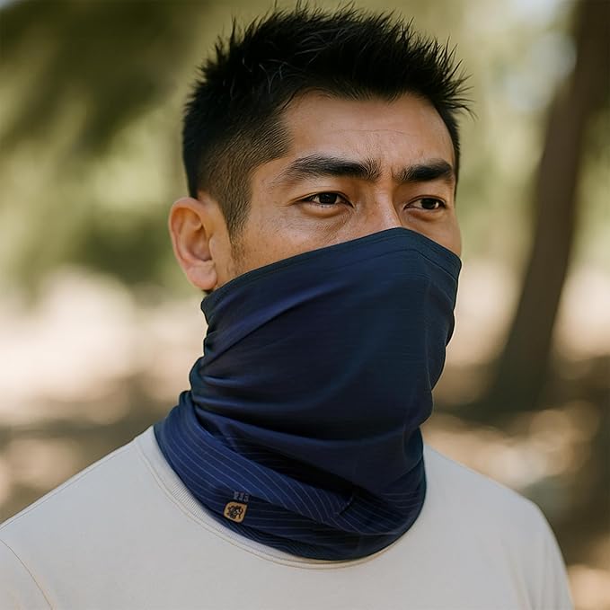WHTE MOSS Performance neck gaiter - UPF50+ Ultra Soft & Breathable all season sport mask for Men and Women