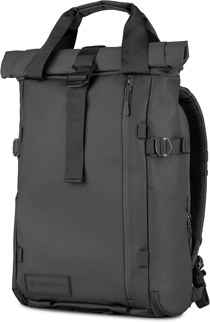 WANDRD PRVKE Rolltop 41L V4 Camera Backpack – Expandable Weatherproof Travel Bag with Laptop Sleeve and Clamshell Opening