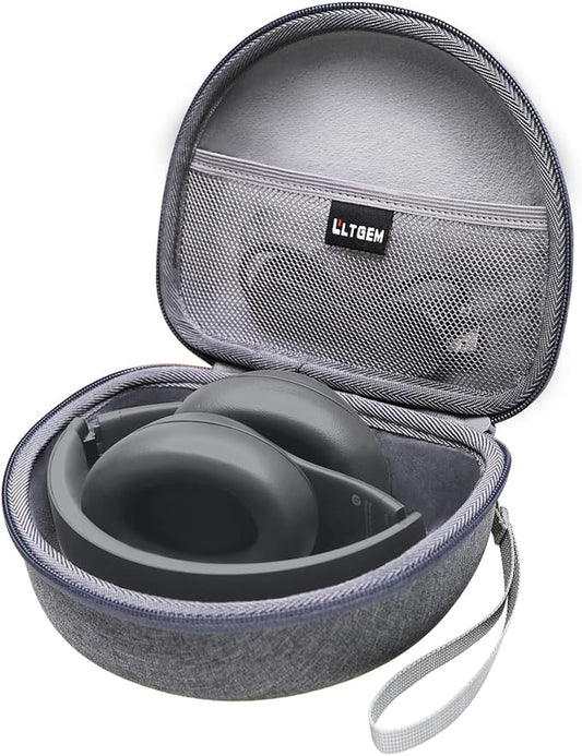 Headphone Case Compatible with Beats Studio Pro/Solo 4 / Studio 3 / Solo 3 / Picun B8 / BERIBES/JLab JBuds Lux ANC Wireless Bluetooth Noise Cancelling Headphones, Dark Gray(Case Only)
