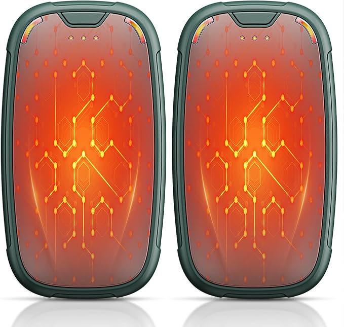 Hand Warmers Rechargeable 2 Pack, 3-Settings Rechargeable Hand Warmer, AI Smart Heating, Pocket Portable Electric Hands Warmer, Magnetic Handwarmers, A Winter for Kids and Loved Ones