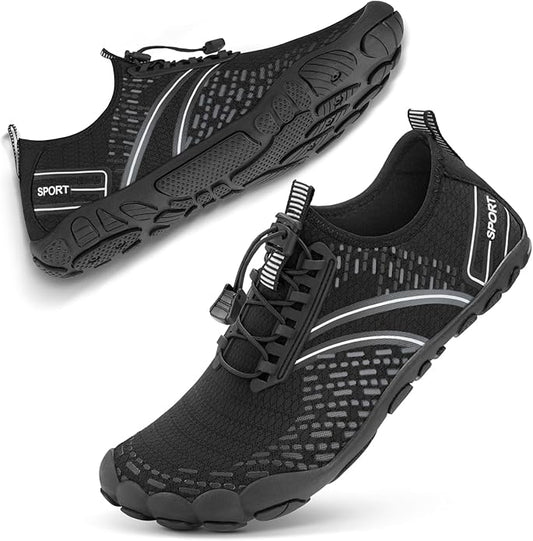 ATHMILE Hiking Barefoot Water Shoes for Women Men Beach Swim Aqua Pool River Quick Dry Athletic Wide Toe Outdoor Sport Kayaking Boating Rock Climbing Yoga Lake