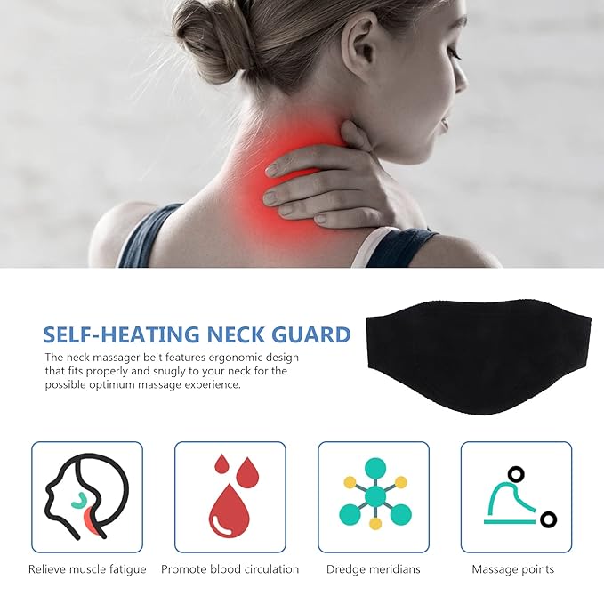 Exceart 2Pcs Neck Support Collar Neck Collar Brace Soft Cervical Collar for Neck Pain for Sleeping