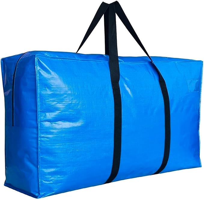 DoYiKe Extra Large Storage Duffle Bag with Zippers and Handles, Big Foldable Duffle Bag for Travel