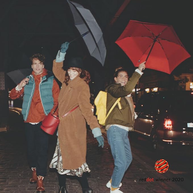 Knirps US.050 Ultra Light Pocket Size Manual Rain Umbrella with Carrying Case