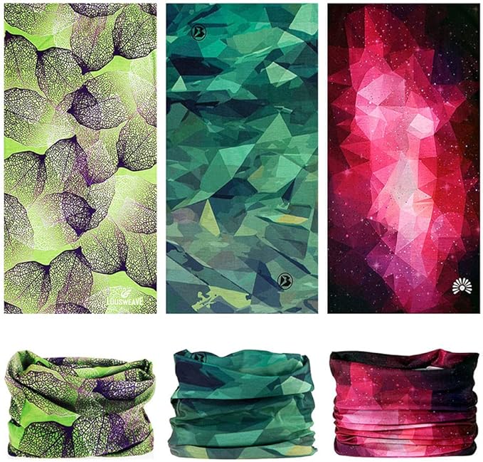 VANCROWN Headband Neck Gaiter Head Wrap Headwear Face Mask Magic Scarf Bandana for Men and Women