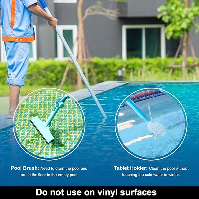Pool Tab Holder Tablet Holder with EZ-Clip Handle for Pool Care, Fits for 3-Inch Chlorine Tablet