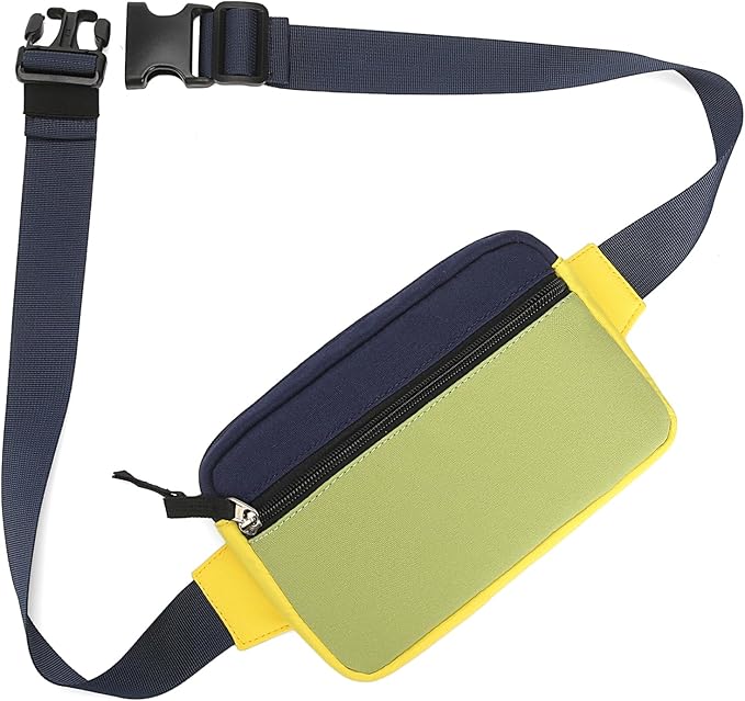 Fanny Pack Birthday Graduation Gifts for 7 8 9 10 11 12 13 Year Old Teen Girls Her Kids, Preppy Cute Trendy Stuff Colorblock Crossbody Bag Adjustable Belt Bags for Travel Essentials