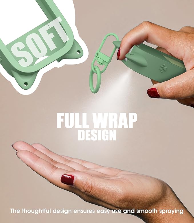 Sonnorel Silicone Case Compatible with Touchland Hand Sanitizer Spray (Fit for 1 FL OZ/30 mL Ver)