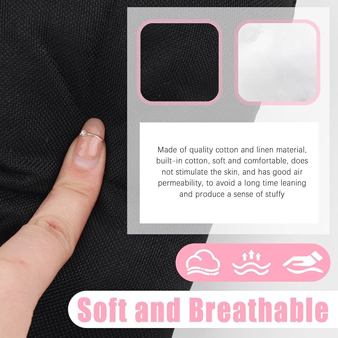 Cute Bow Car Headrest Pillow Breathable & Comfortable,Universal Car Headrest Pillow for Neck Support & Fatigue Relief,Head Rest Pillows for Cars Cute Cars Accessories for Women,Girl