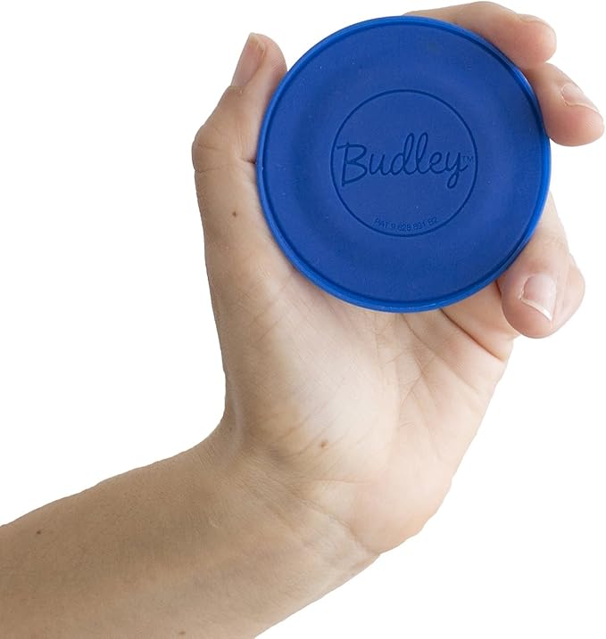 Budley - Tangle-Free Earphone/Earbud Case, Compact Storage System, Silicone (Royal Blue, Set of 1)